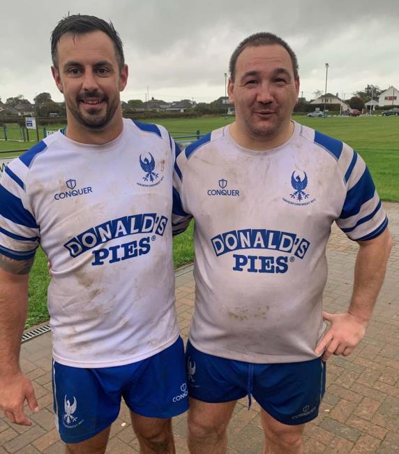 Blues try scorers - Scott Candler and Terry Lovell